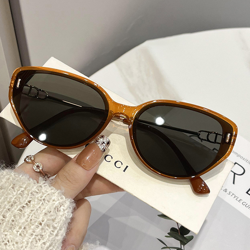2026 Cat-Eye Sunglasses for Women - Orange, High-Definition Nylon, Stylish & Trendy 图2